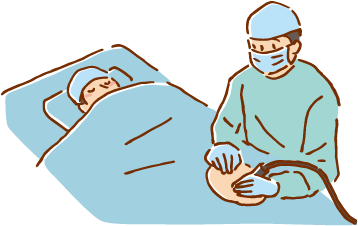 外科的治療のイラスト画像